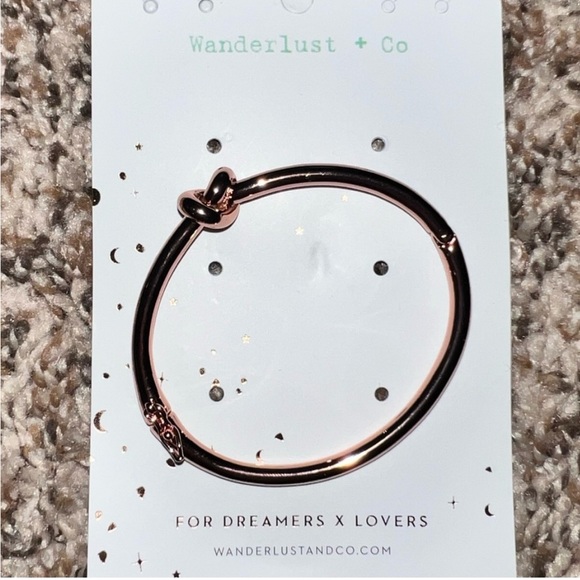 NWT Wanderlust & Co. 18-karat gold gilt bangle bracelet in Rose Gold - Picture 5 of 6